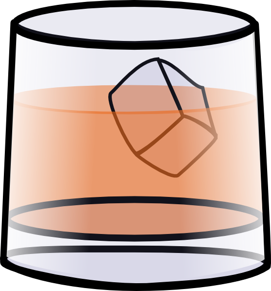 Glass Clip Art (558x597), Png Download