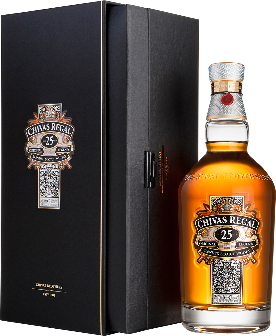 Chivas Regal 25yo 0,7l - Chivas Regal 25 Year Old (960x1181), Png Download