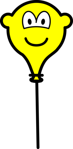 Balloon Buddy Icon - Dunce Emoticon (244x497), Png Download