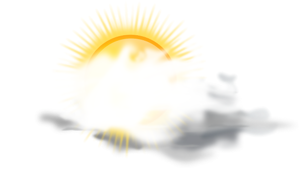 Cloudy Weather Icons - Icon (605x605), Png Download