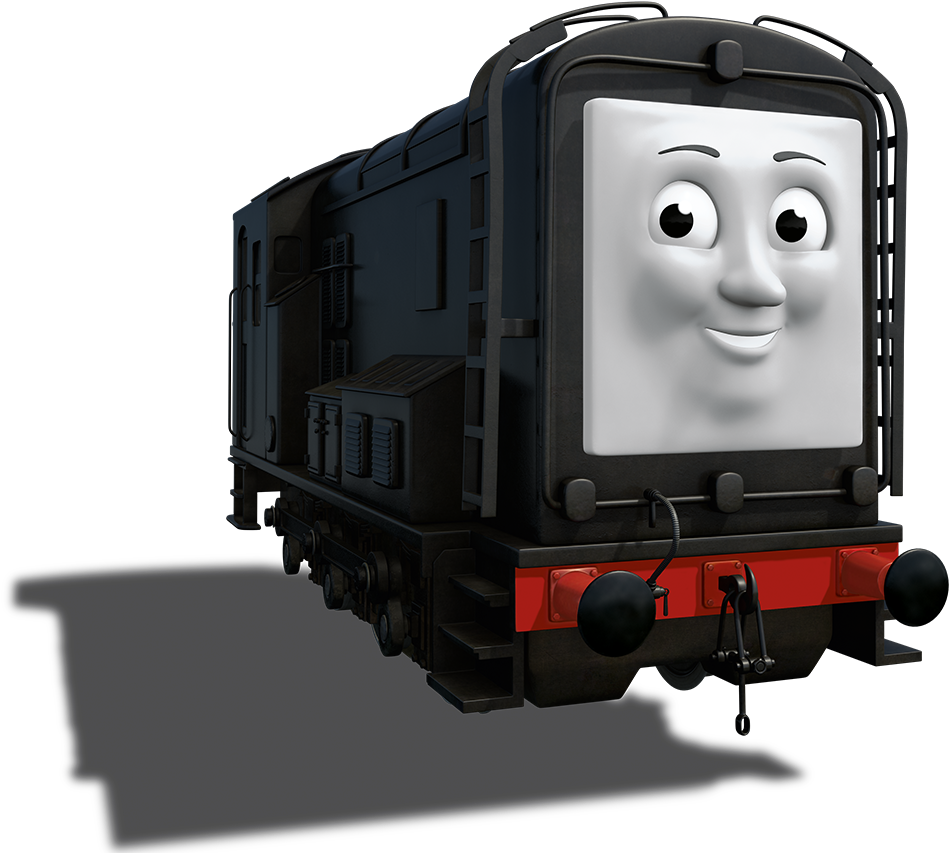 Thomas E Seus Amigos Diesel (1358x1048), Png Download