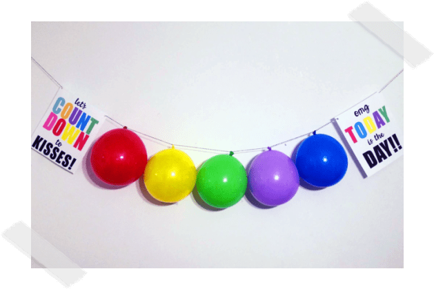 This Balloon Counter Can Be So Fun For Counting Down - Bead (647x432), Png Download
