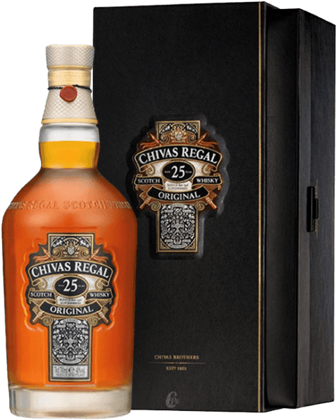 Chivas Regal 25 Year Old Gift Set - Chivas Regal Scotch 25 Year 750ml (600x600), Png Download