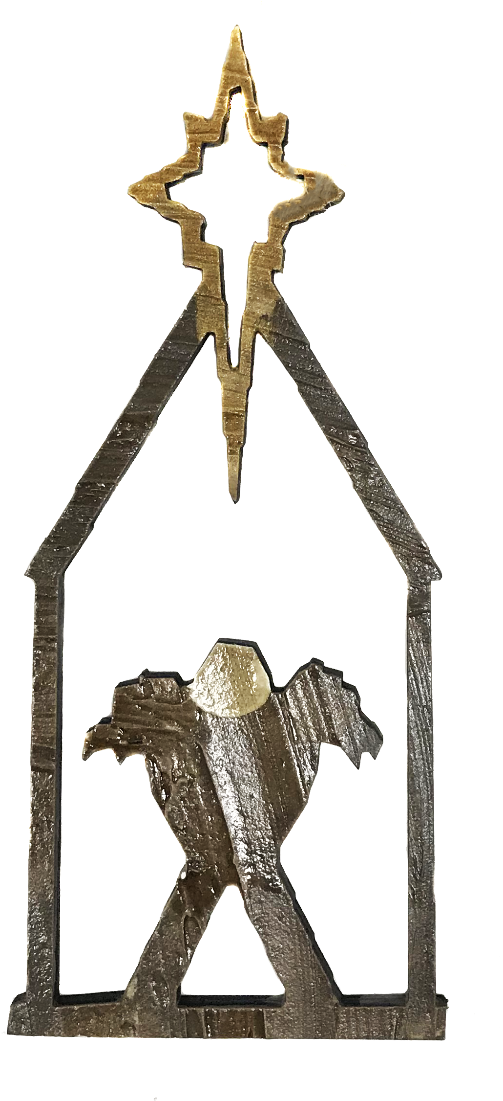 Alex Ladner Ornament - Cross (1467x2438), Png Download