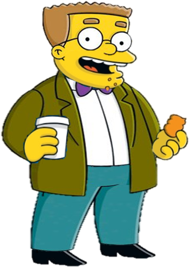 Fat Smithers - Fat Nelson Muntz (749x915), Png Download