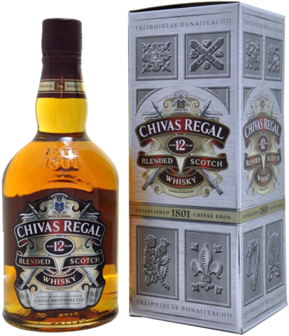 Chivas Regal 12 Year Old Blended Scotch Whisky - Chivas Regal 12 (420x600), Png Download
