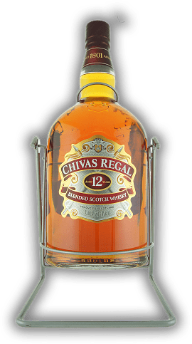 Chivas Regal 12 Years 4,5 Liter - Chivas Regal Blended Scotch Whisky - 1.75 L Bottle (270x483), Png Download