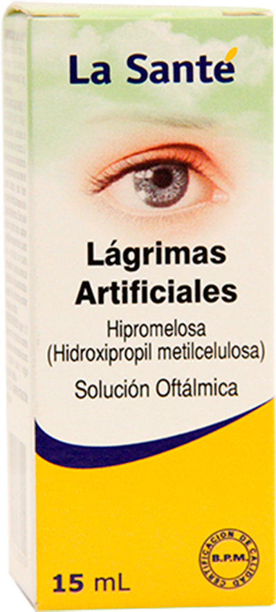 Lagrimas Artificiales Frasco X 15ml - La Sante (1000x1000), Png Download