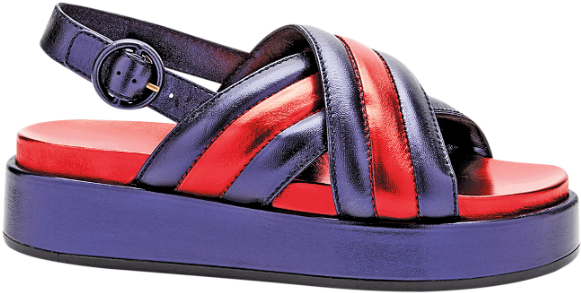 Leather, $950, From Gucci - Slide Sandal (680x371), Png Download