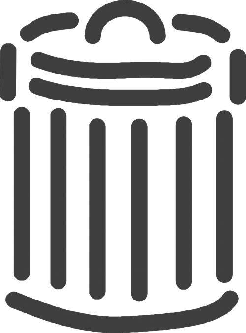 Original Png Clip Art File Trash Can Svg Images Downloading (438x593), Png Download