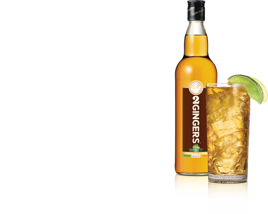 Bottle-glass - 2 Gingers Irish Whiskey - 750 Ml Bottle (874x699), Png Download