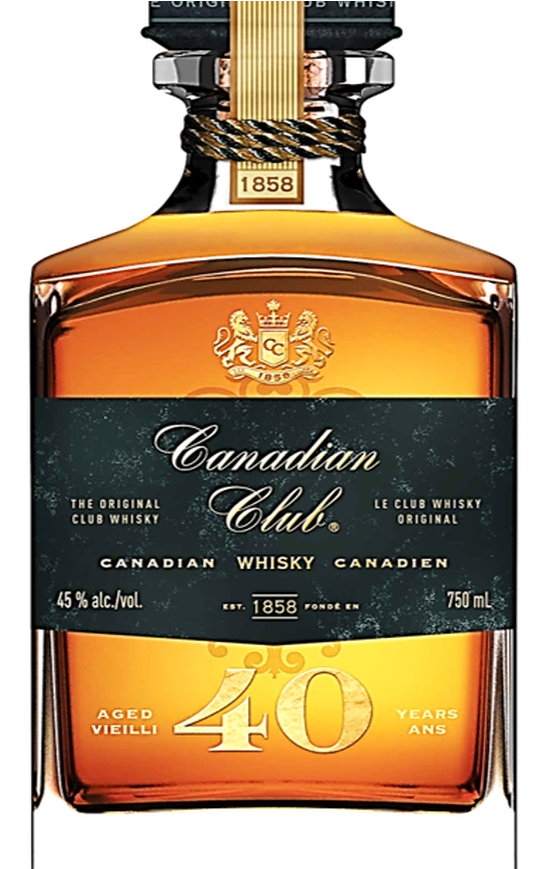 Canadian Club 40 Year (1280x868), Png Download