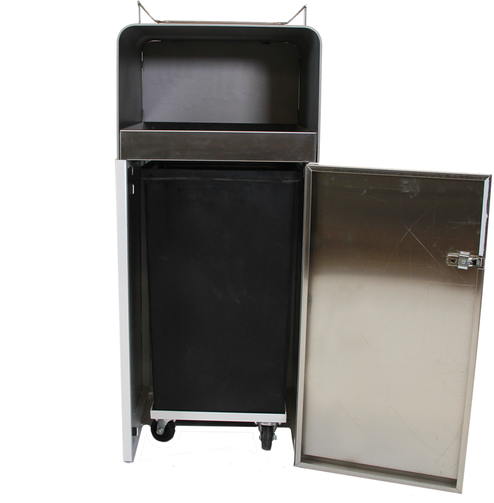 Trash Can Open (1000x1019), Png Download