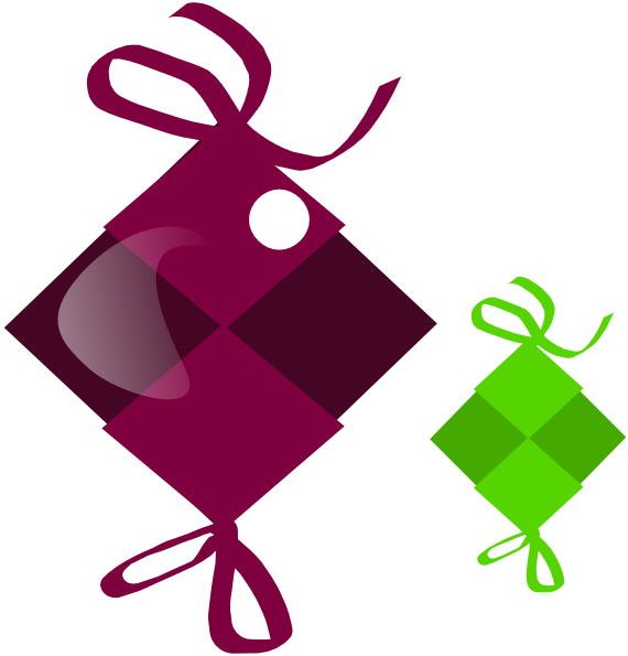 Small - Ketupat Cartoon (570x595), Png Download