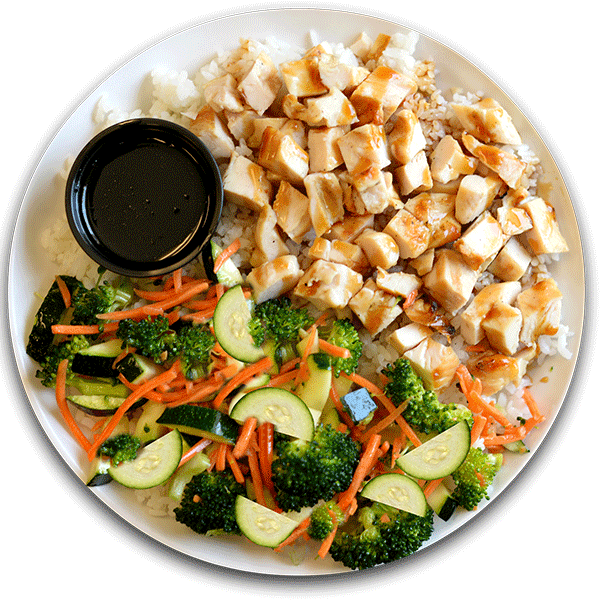 Fire Grilled Chicken Bowl - Side Dish (600x600), Png Download