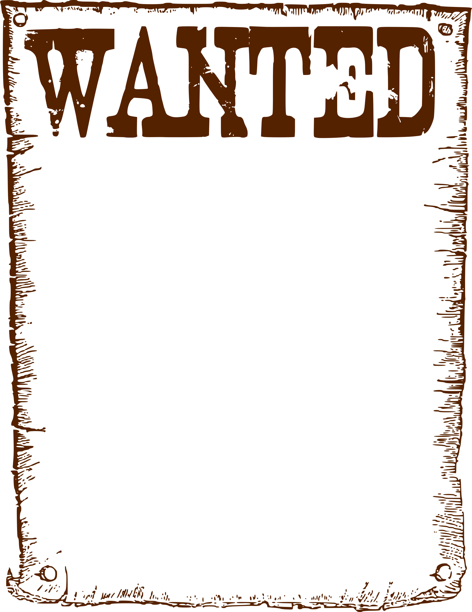 Blank Poster Png Wanted Poster For Pigs Free Transparent PNG Download PNGkey
