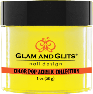 Color Pop Acrylic - Glam & Glits Nail Art Glitter: Golden Orange - (400x400), Png Download