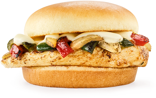 Grilled Chicken Melt - Whataburger Grilled Chicken Melt (666x401), Png Download