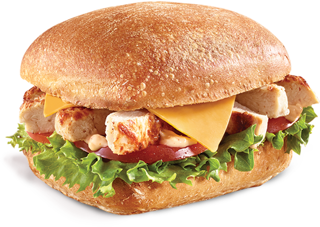 Grilled Chicken Ciabatta Ciabatta On White - Roast Beef And Cheddar Ciabatta (742x490), Png Download