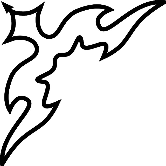 Pattern, Celtic, Flourish, Corner, Tribal, Fancy - Tribal Corner (640x640), Png Download