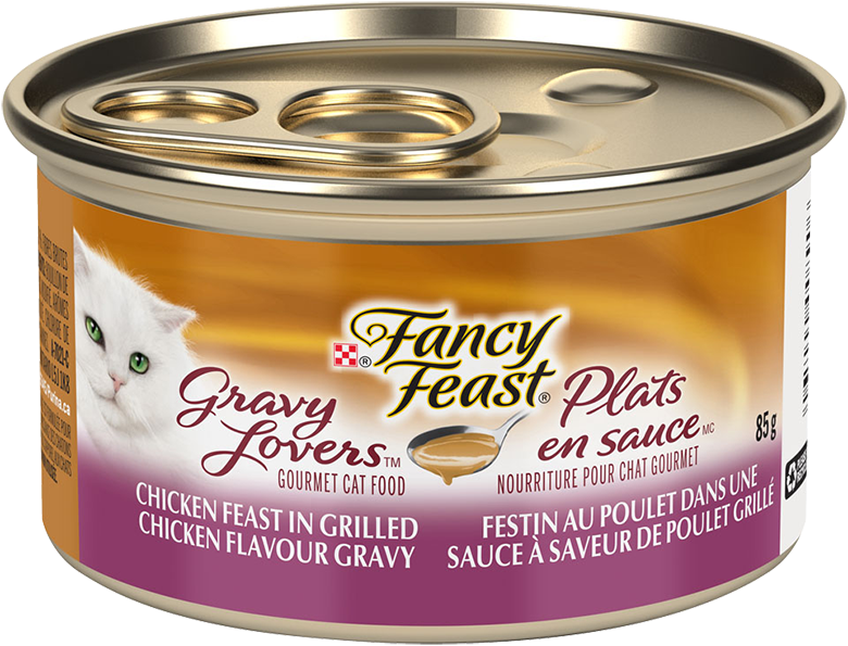 Fancy Feast® Gravy Lovers™ Chicken Feast In Grilled - Purina Fancy Feast Gravy Lovers Salmon Feast (780x595), Png Download