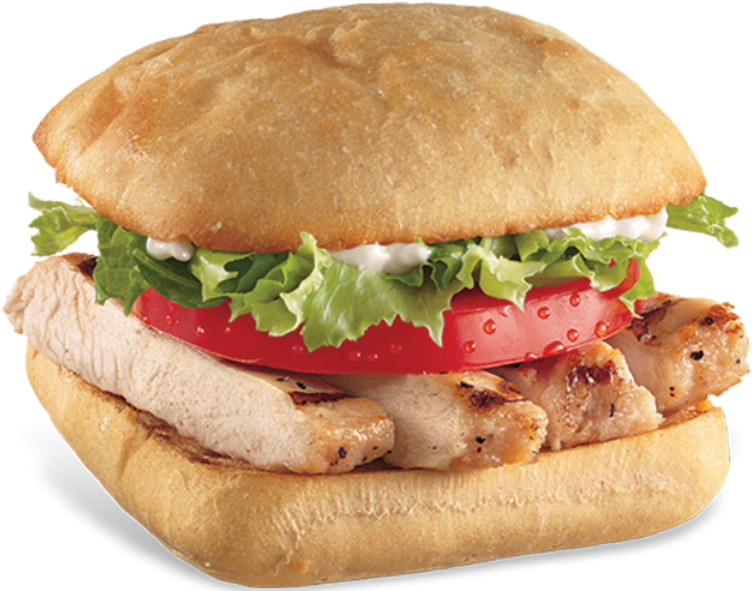 Grilled Chicken Sandwich - Jack In The Box Guacamole Bacon Chicken Sandwich (1128x600), Png Download