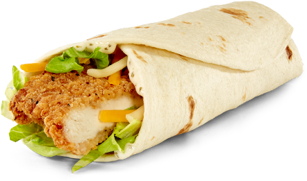 Crispy Or Grilled Chicken Wrap - Mcdonalds Chipotle Bbq Snack Wrap (444x320), Png Download
