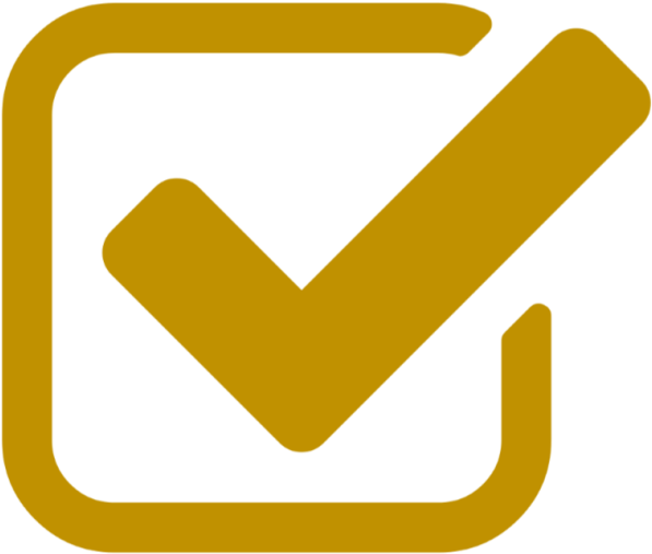 Icon Check Gold Color Check Gold Icon Png - Free Transparent PNG Download - PNGkey