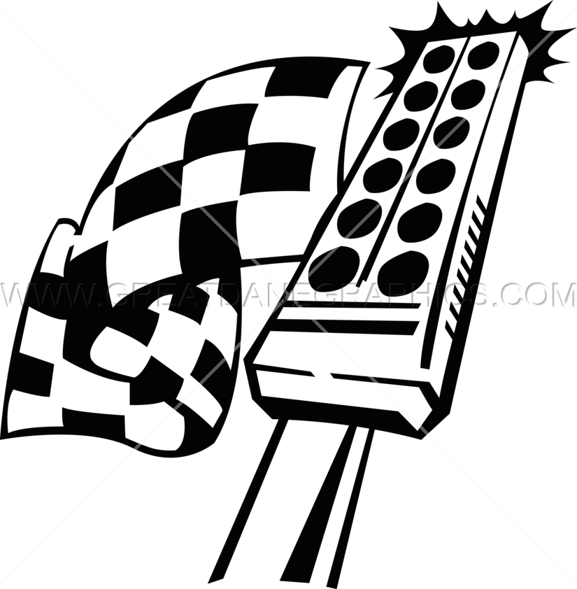 Clip Royalty Free Drag Racing Tree Production Ready - Drag Races Png (825x842), Png Download
