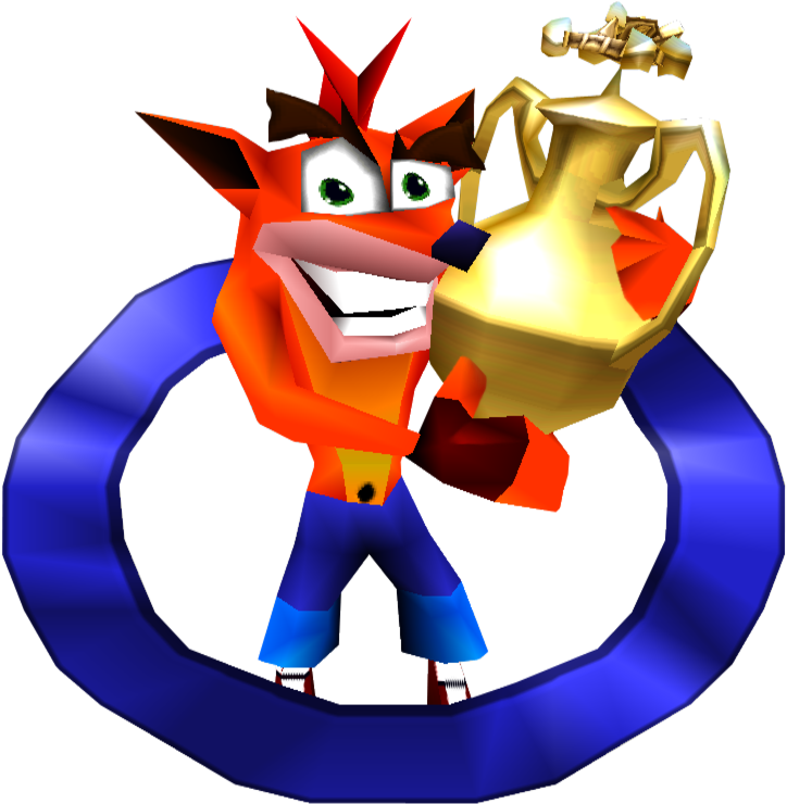Ctr Crash Team Racing Logo Main Menu - Crash Bandicoot Png Deviantart (731x753), Png Download