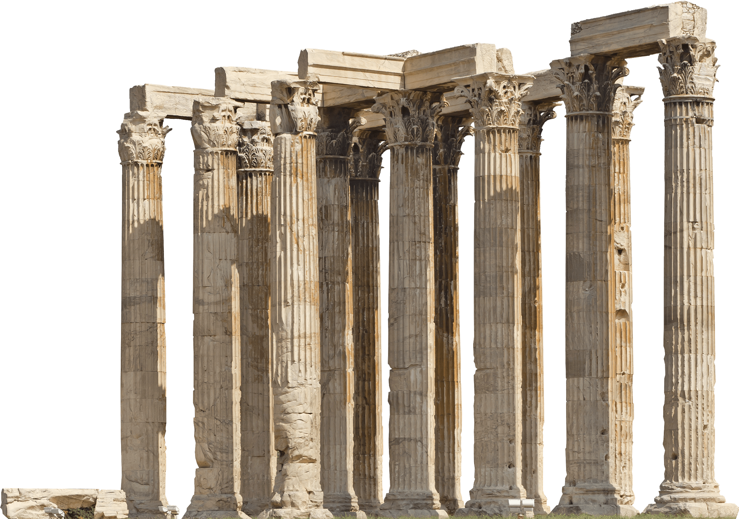 About Trivium - Temple Of Olympian Zeus (2546x1757), Png Download