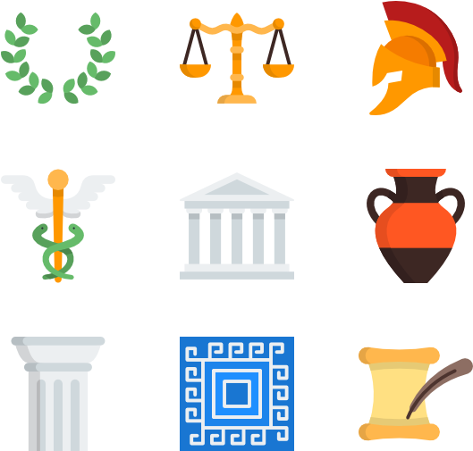Ancient Greece - Clip Art (600x564), Png Download