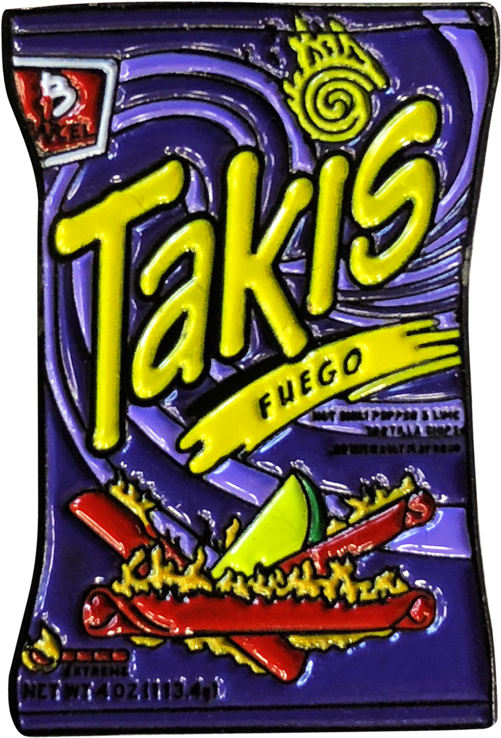 Benjie Takis Pin - Snack (2700x1800), Png Download