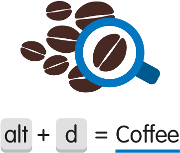 Logo Coffee = Alt D - D Coffee (387x332), Png Download