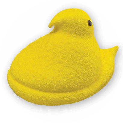 About Us Flavored Marshmallow Candy Just Born - Marshmallow Peeps (408x409), Png Download