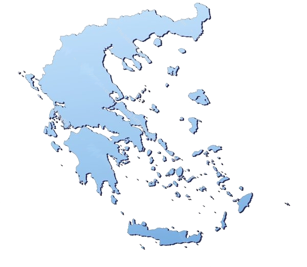 Car Rental In Greece - Greece Average Temperature Map (600x522), Png Download