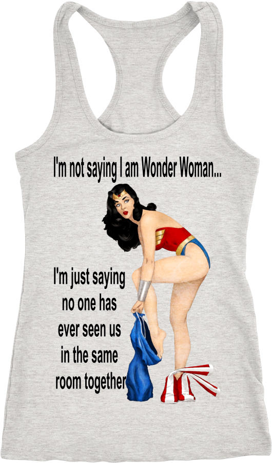 I Am Wonder Woman 1 Tank Top - Patagonia Hiking Travel Adventure Mountains Patagonia (1000x1000), Png Download