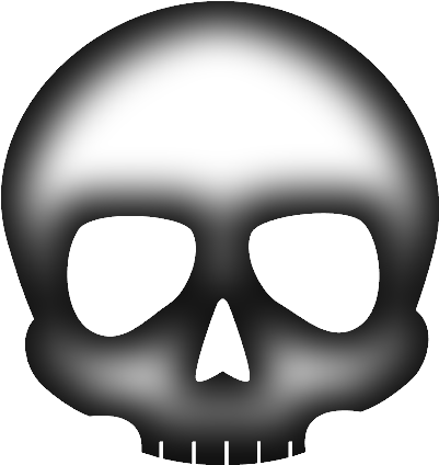 Texture Blending Skull 02 50ce163 - Skull (465x495), Png Download