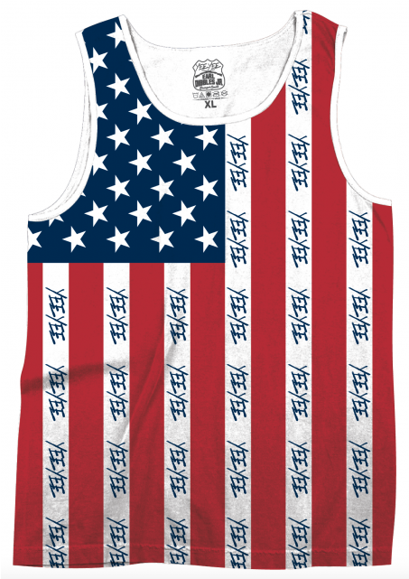 America Yee Yee Tank - Yee Yee American Flag Shirt (640x640), Png Download