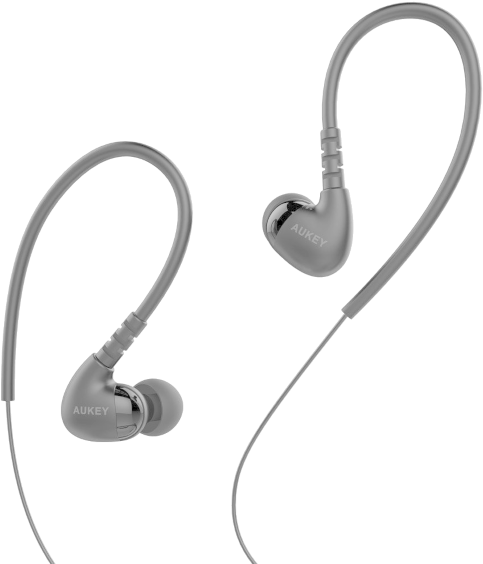Best Cheap - Aukey Sport Headphones With In-line Remote (647x571), Png Download
