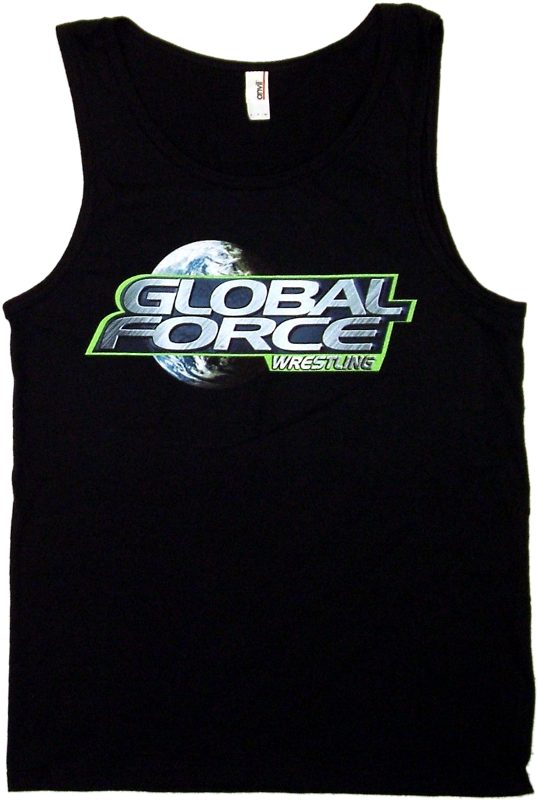 Global Force Wrestling Men's Black Tank Top - Global Force Wrestling (800x800), Png Download