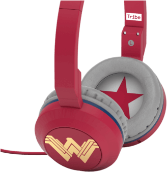 Dc Comics - Tribe Wonder Woman Headphones (375x375), Png Download