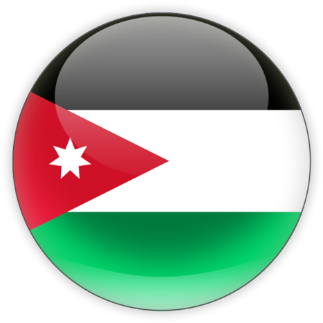 Flag Icon Of Jordan (640x480), Png Download