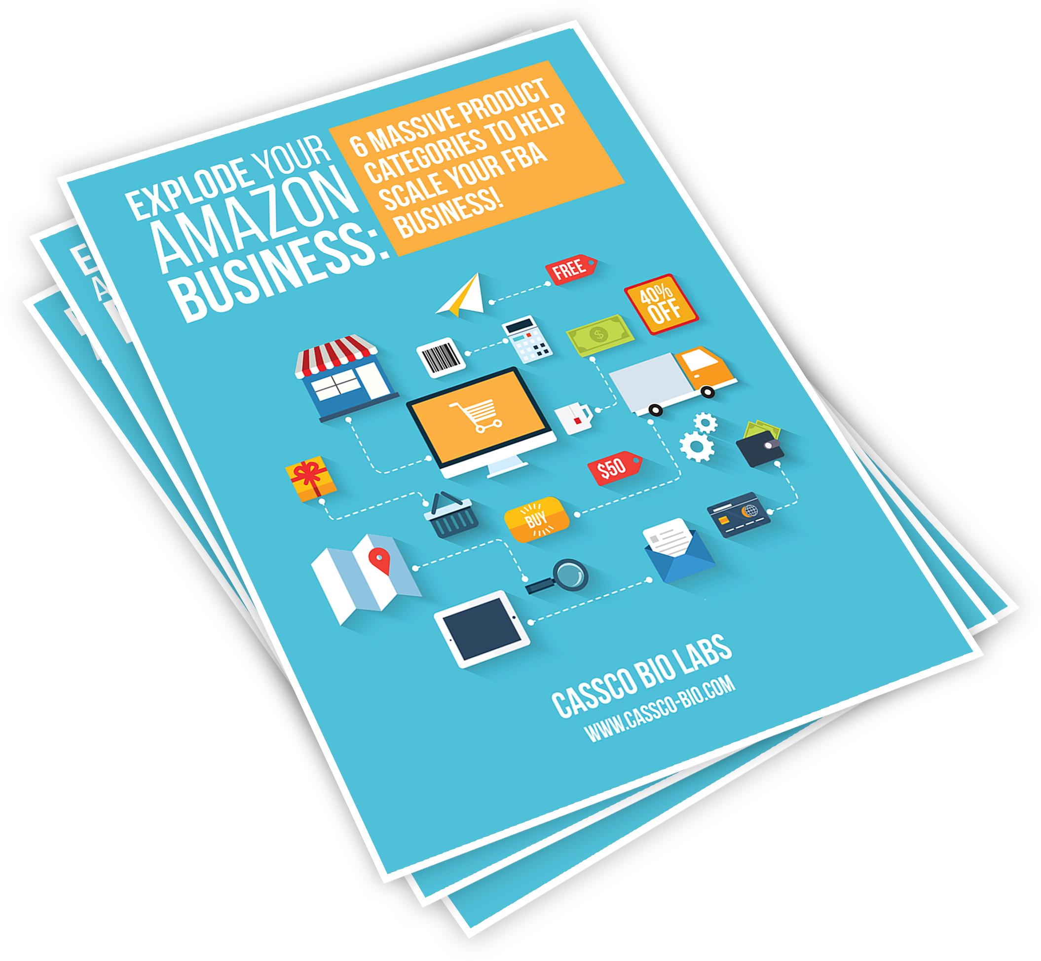 Explode Your Amazon Business - Wordpress E-commerce Blueprint: How To Create (2144x1977), Png Download
