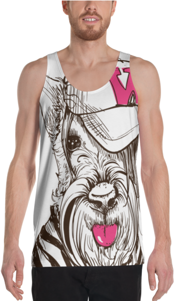 Swaggy - Tank Top - Tableau Toile - Chien 69 (600x600), Png Download