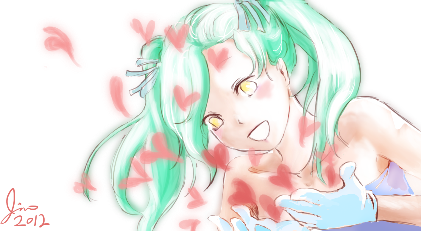 Floating Hearts - Cartoon (1440x775), Png Download