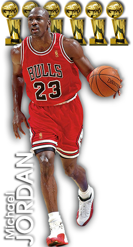 Michael Jordan Fathead + (3) Chicago Bulls Logo Graphics (261x484), Png Download