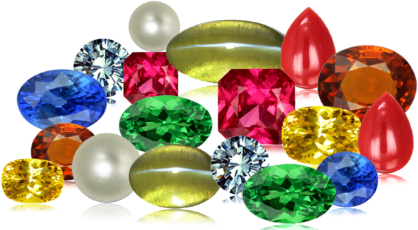 Gems Png Transparent - Navratna Gemstone (650x342), Png Download
