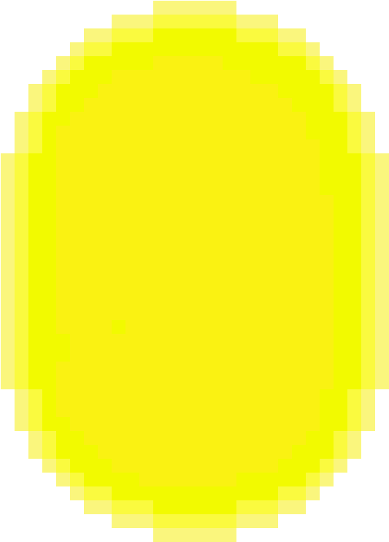 Luz De Elipse - Piskel Moon (600x820), Png Download