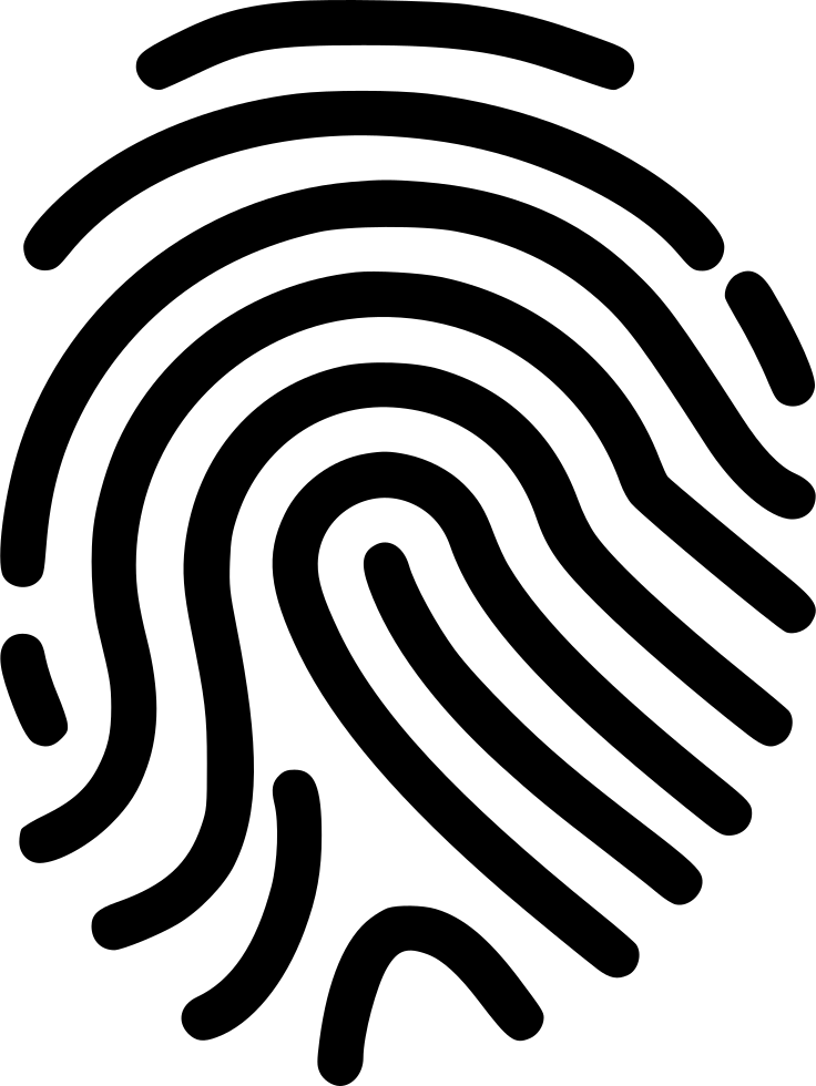 Finger Print - - Fingerprint Icon Png Free (736x980), Png Download
